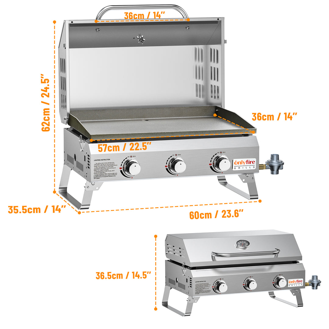 Flat Top Gas Griddle