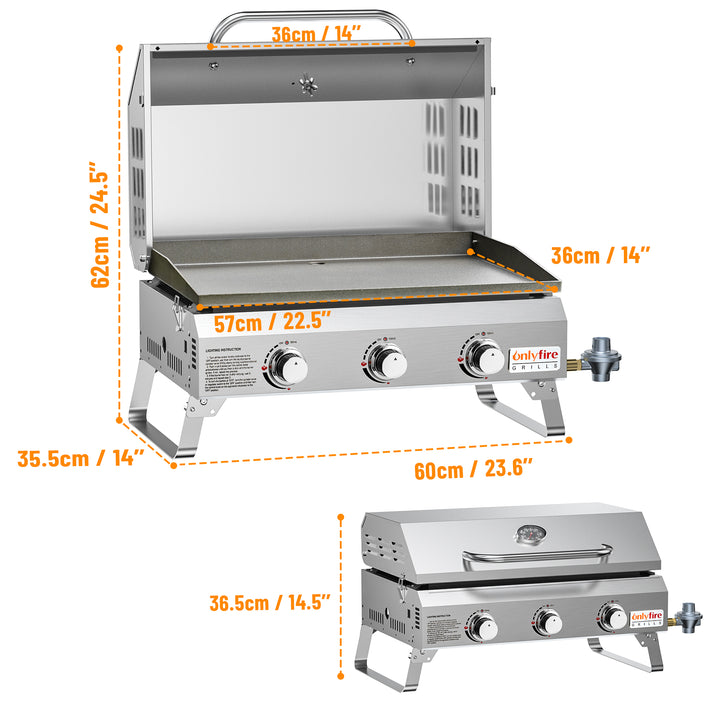 Flat Top Gas Griddle