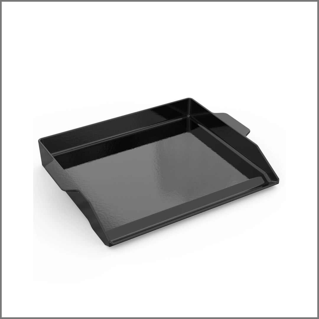 Onlyfire Enamelled Cast Iron Griddl, 18.6" x 14"