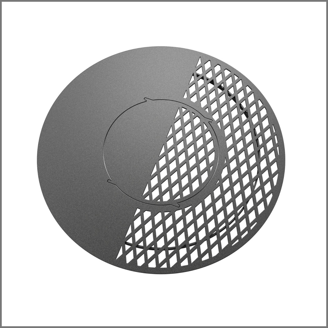 Onlyfire Griddle and Grate Combo Kit for Weber 22/26 inch Kettle Charcoal Grills