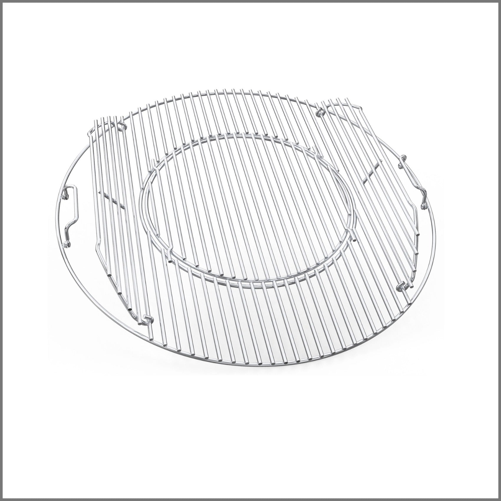 Onlyfire Double-Side Hinged Cooking Grate for Weber 22
