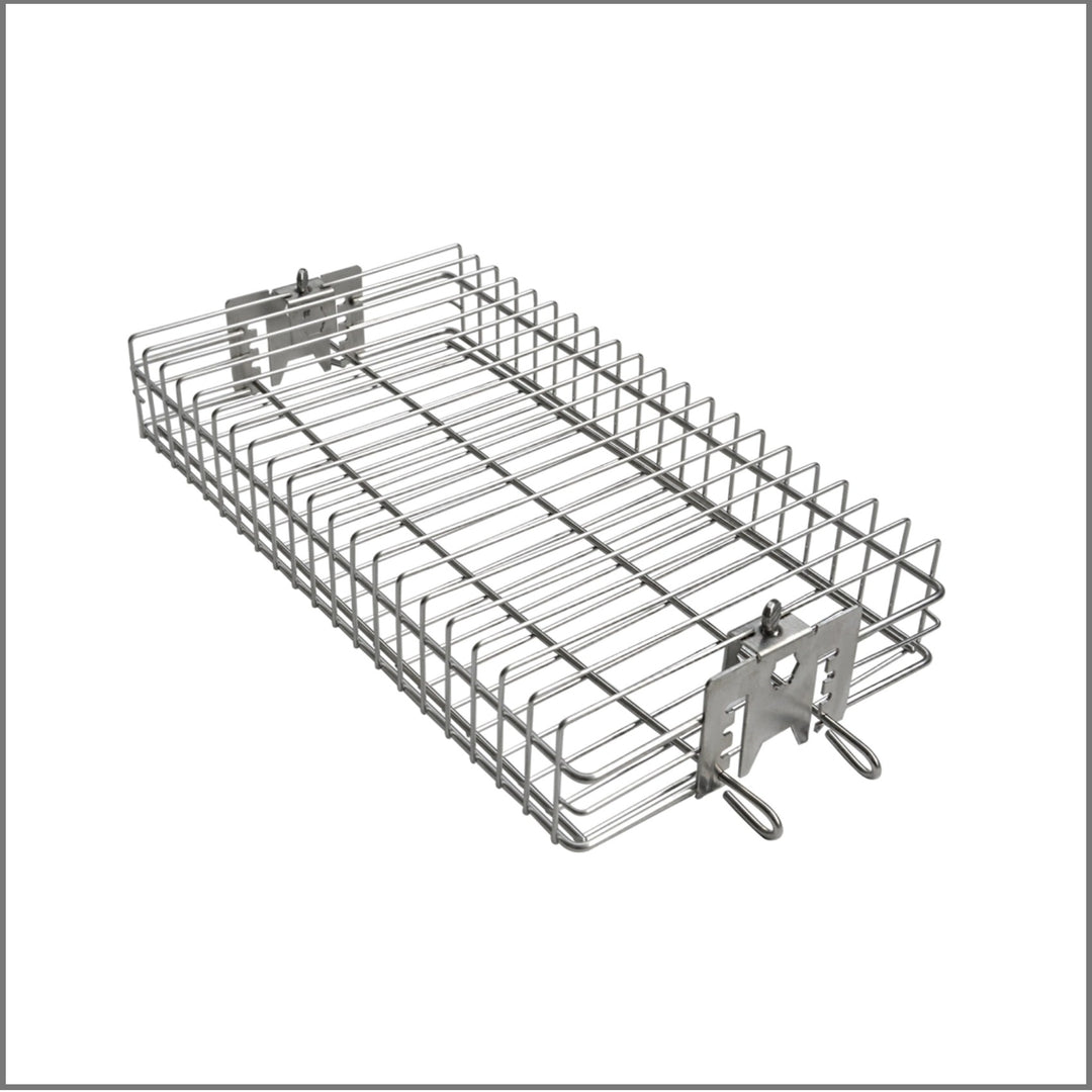 Onlyfire- 6042 Stainless Steel Flat Spit Rotisserie Grill Basket