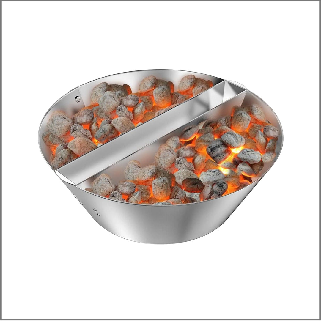 Onlyfire- Stainless Steel BBQ Vortex With Water Divider