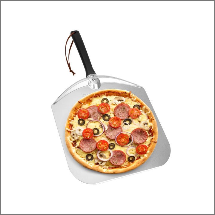 Mimiuo Aluminum Turning Pizza Peel for Oven and Grill
