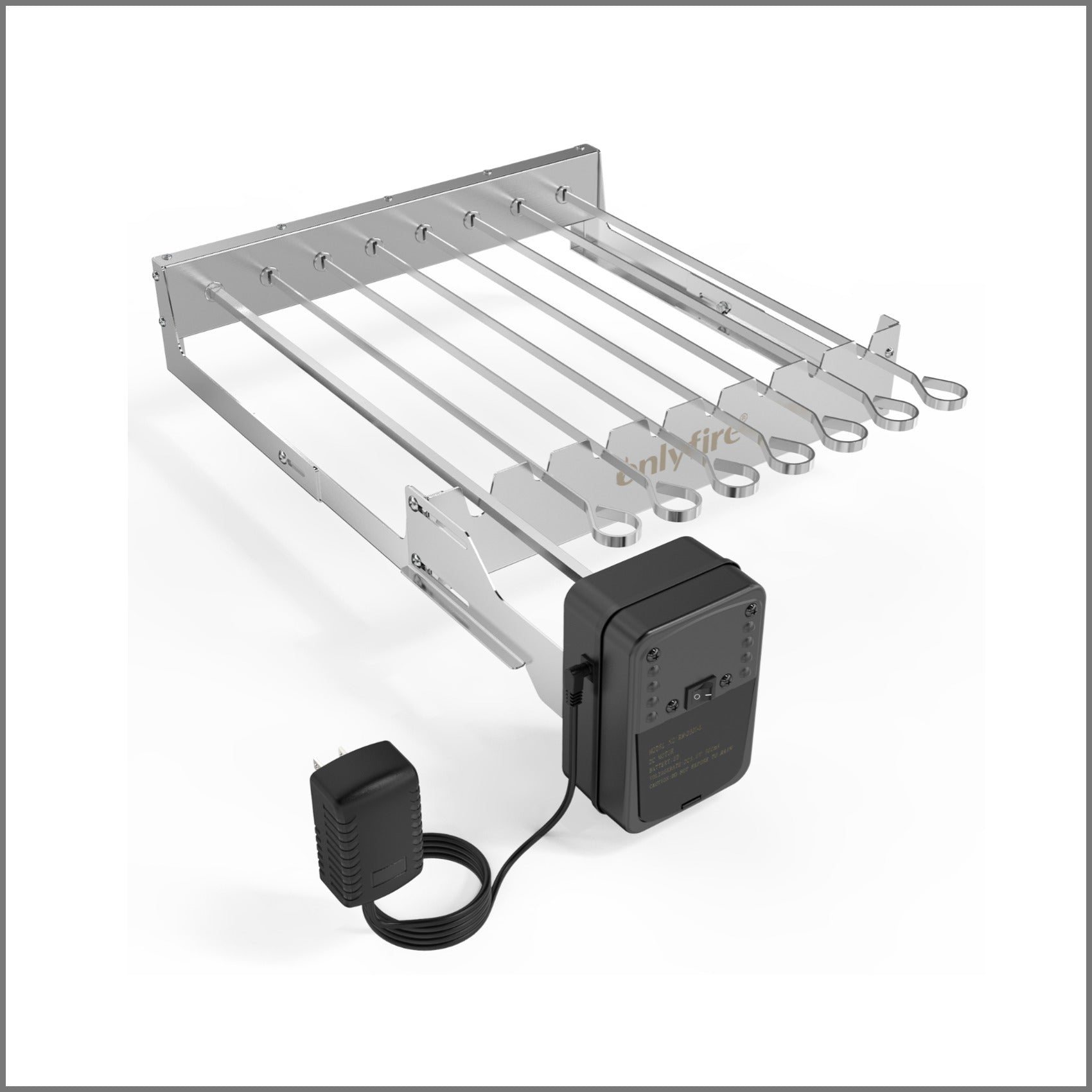 Onlyfire- Stainless Steel Electric Skewer Turner