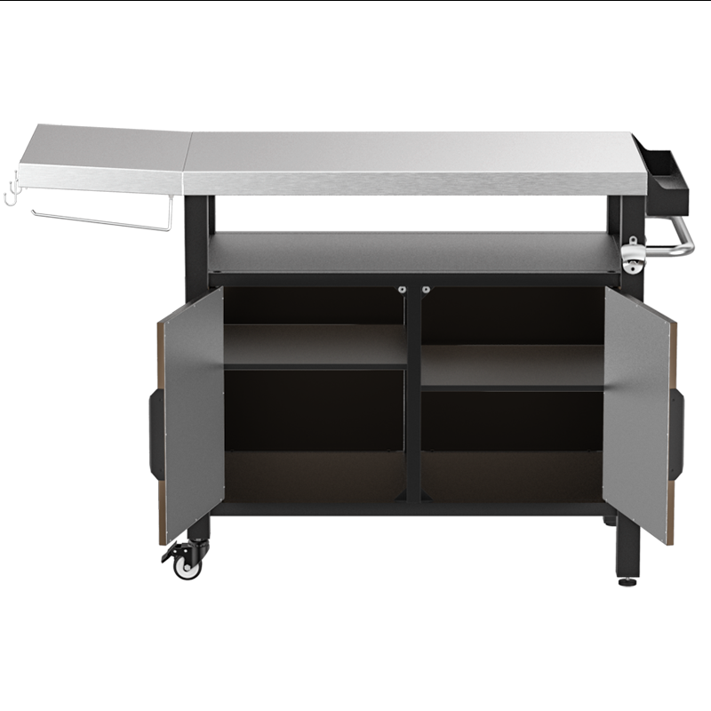 Onlyfire 9117 Portable Dining Table Cart  with XL Countertop OnlyFire