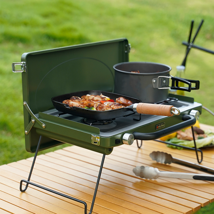 ONLYFIRE Camping stove 2-Burner Propane Camping Stove OnlyFire