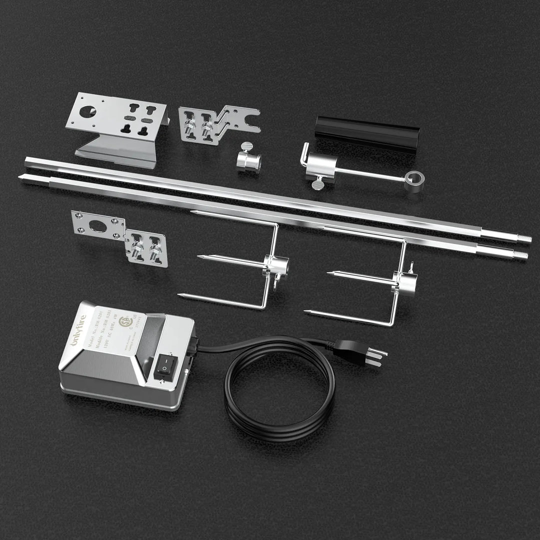 BBQ Grill Rotisserie Kit