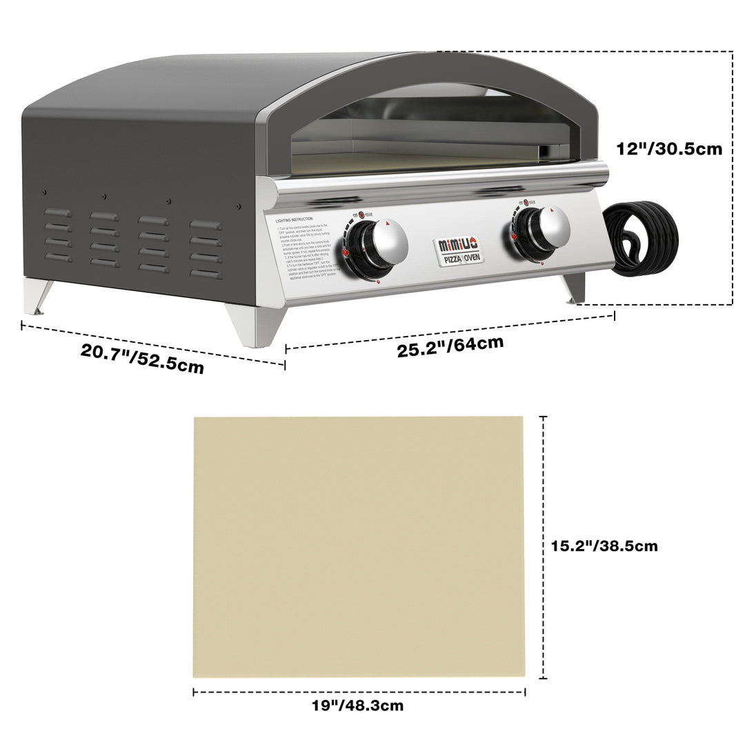 Mimiuo Gas Pizza Oven