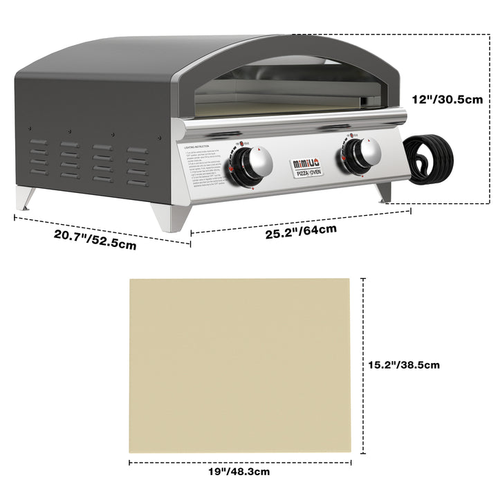 Mimiuo Gas Pizza Oven