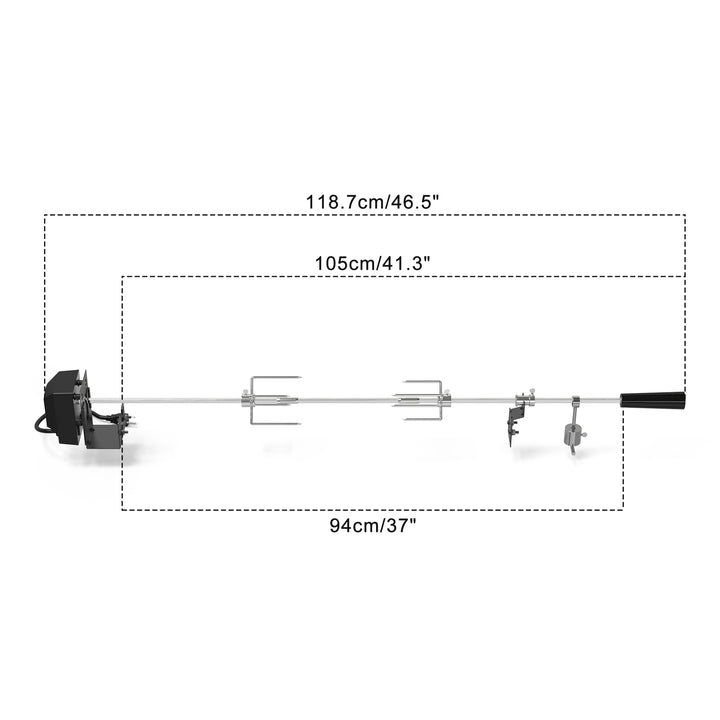 Rotisserie Kit Grilling