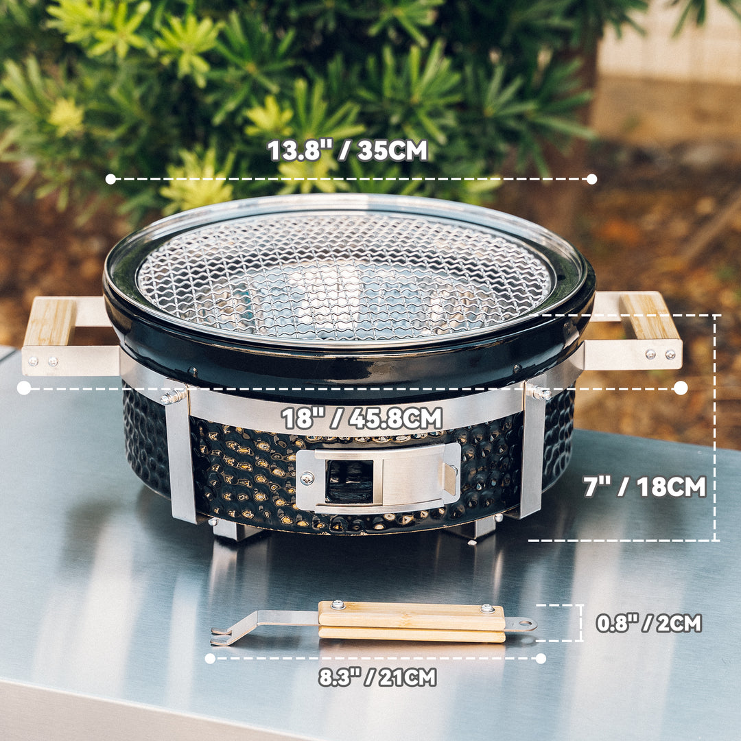 Tabletop Charcoal Barbecue Grill
