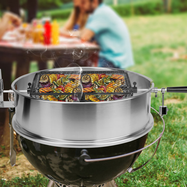 Rotisserie Basket Grill Accessory