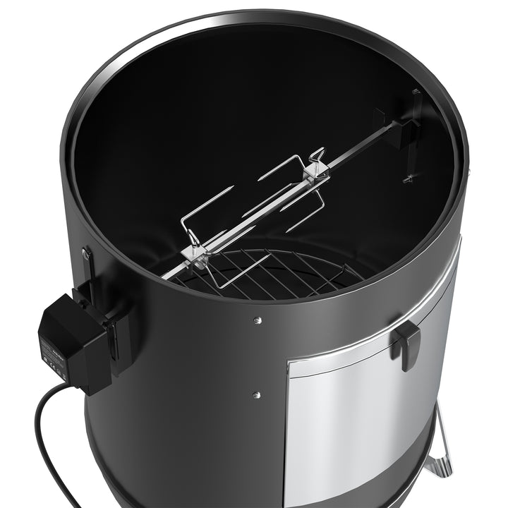 Onlyfire Grill Rotisserie Kit for Weber 22 Inch Smokey Mountain Cooker OnlyFire