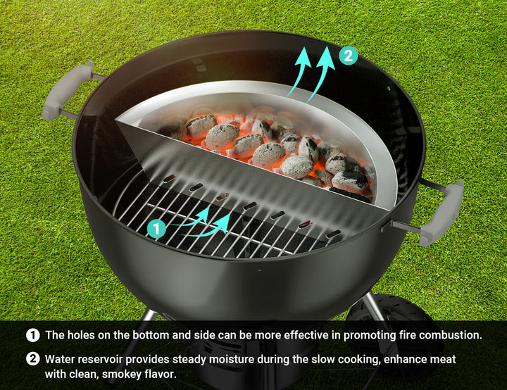 onlyfire Charcoal Briquet Holder Charcoal Basket OnlyFire