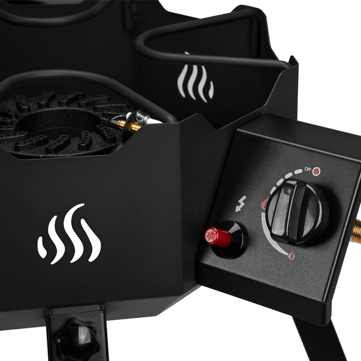 OnlyFire Grills GS301 Outdoors Wok Burner with Adjustable & Removable Legs OnlyFire