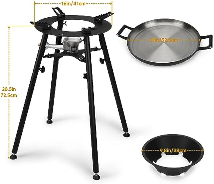 Onlyfire Portable Propane Outdoor Cooker with Wok