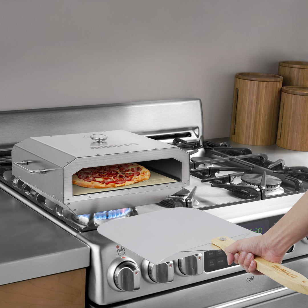 Stainless Steel Stove Top Pizza Oven Kit