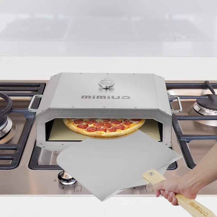 Stainless Steel Stove Top Pizza Oven Kit