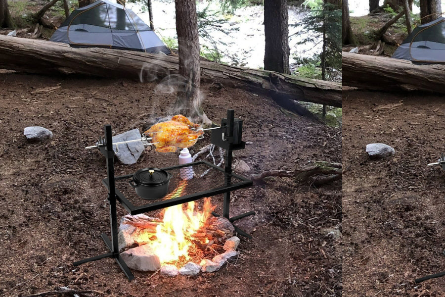 Is it okay to grill in the rain?