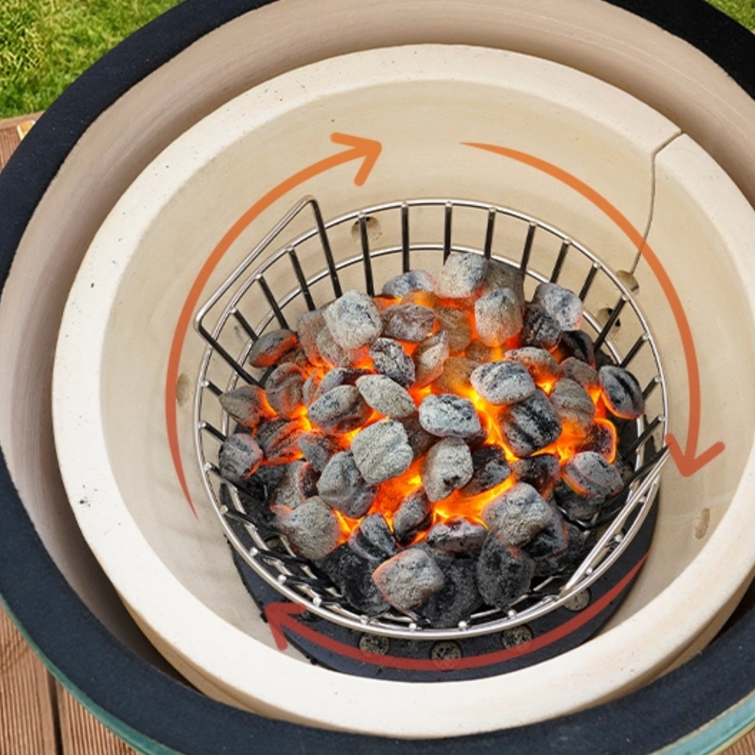 Onlyfire 8566 Charcoal Ash Basket Holder , Medium – OnlyFire