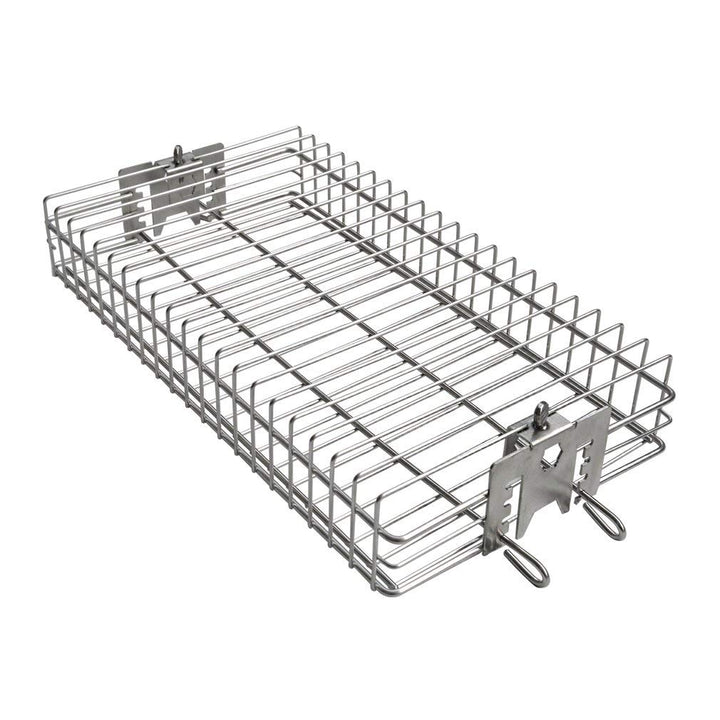 Onlyfire 6042 Stainless Steel Flat Spit Rotisserie Grill Basket