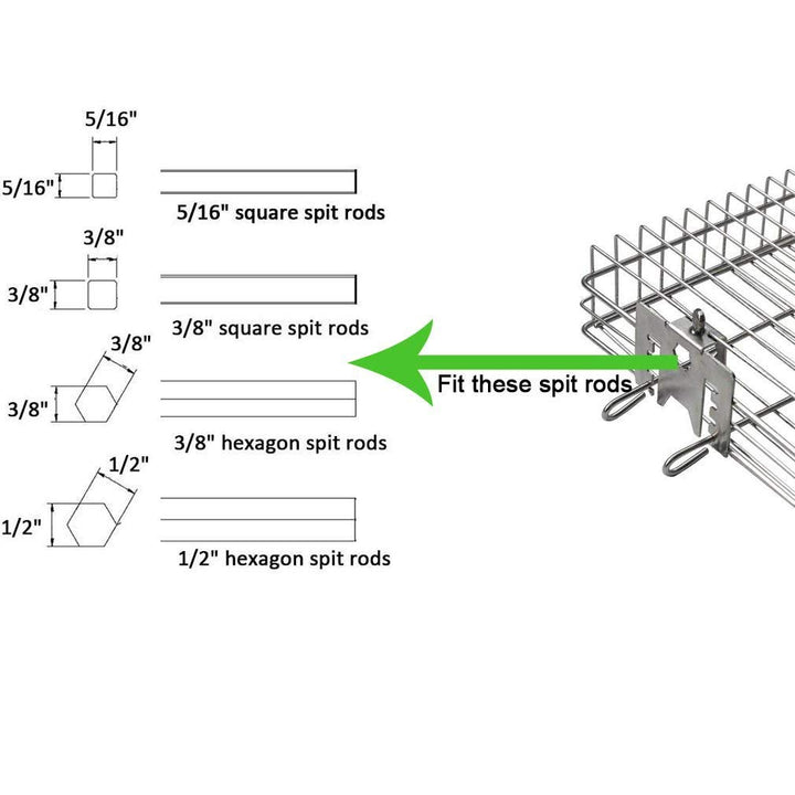 Grill Rotisserie Basket