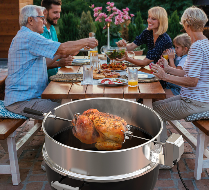 Onlyfire Rotisserie Ring Kit Grilling Accessories for Weber 22'' OnlyFire