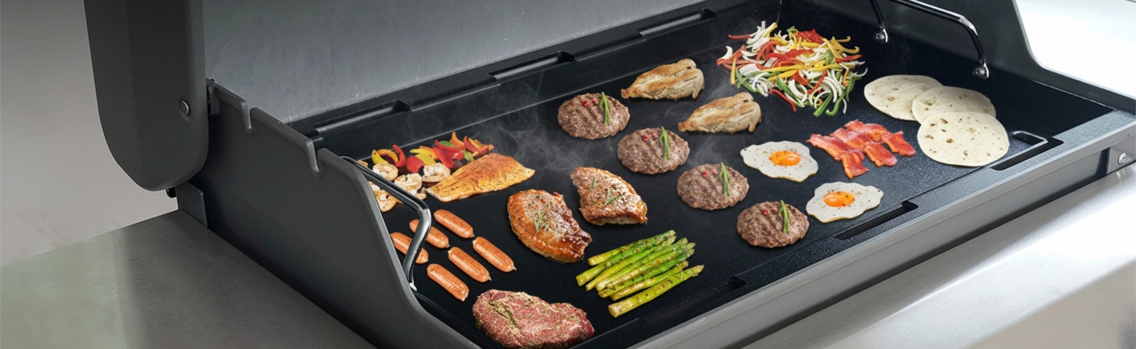 Weber Spirit 鉄板 グリルプレート Weber Spirit Flat Top Griddle | Ceramic Nonstick Insert – Onlyfire