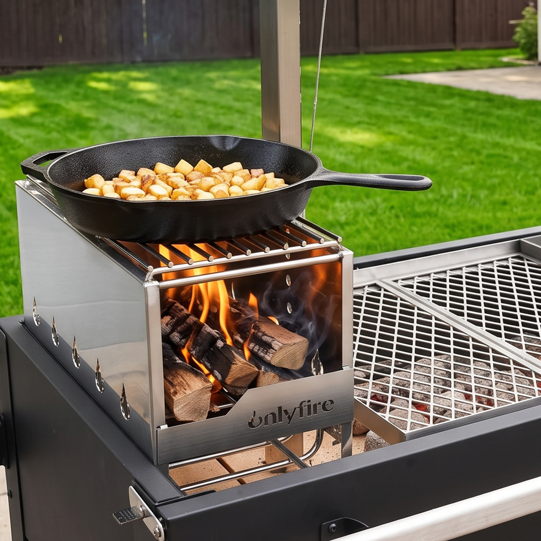 Onlyfire Argentine Santa Maria Grill with Rotisserie