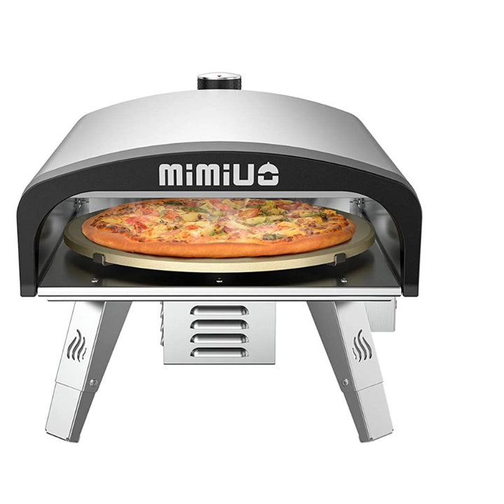 Mimiuo Tisserie Gas Pizza Oven with Automatic Rotation System