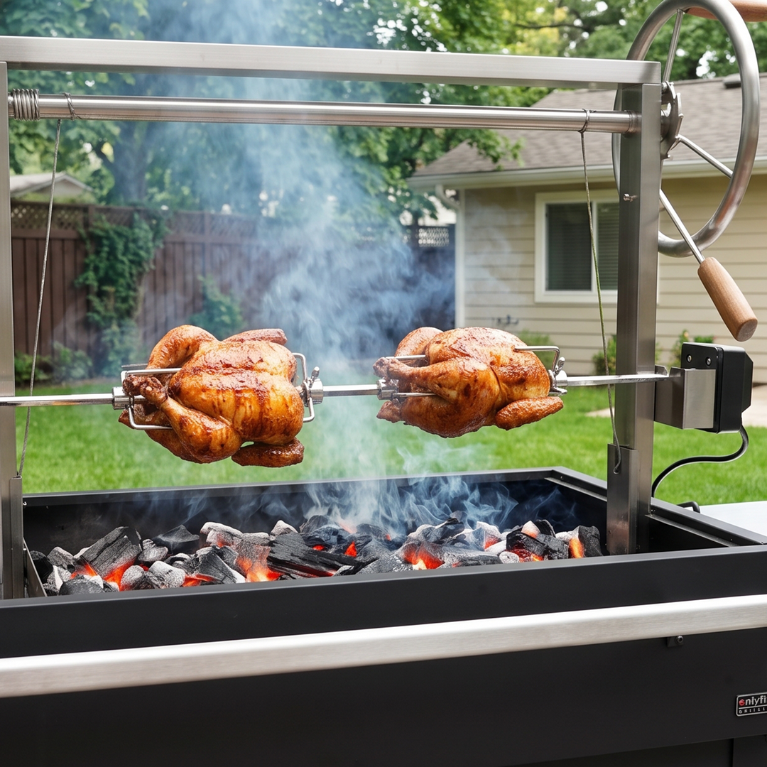 Onlyfire Argentine Santa Maria Grill with Rotisserie