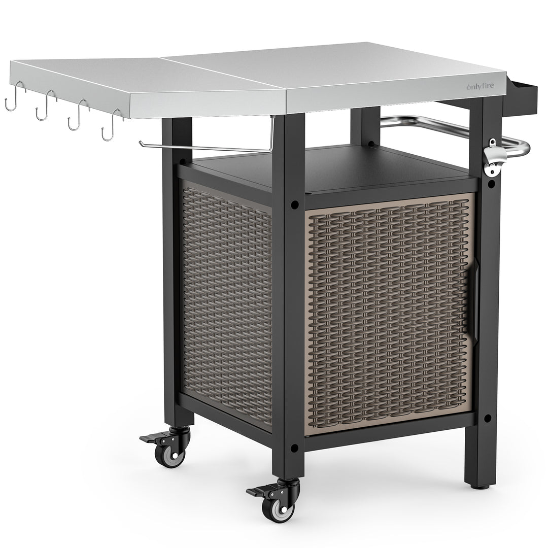 BBQ Storage Cart Table