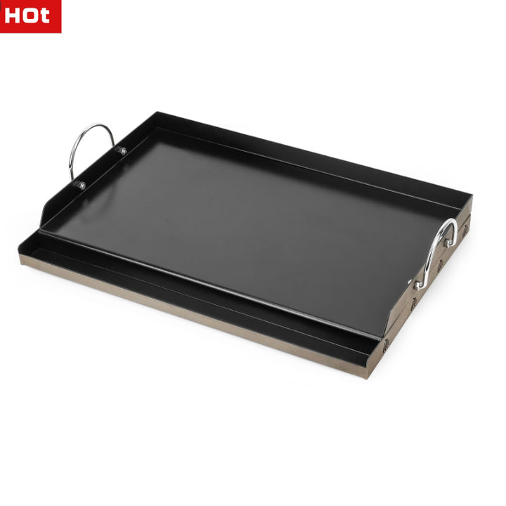 Onlyfire BBQ Griddle with Handles for Charcoal/Gas Grills,23" x 16"