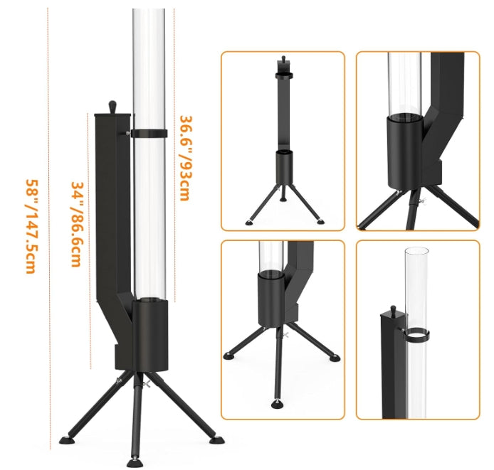 Onlyfire Patio Heater Wood Pellet Heater Fire Pit