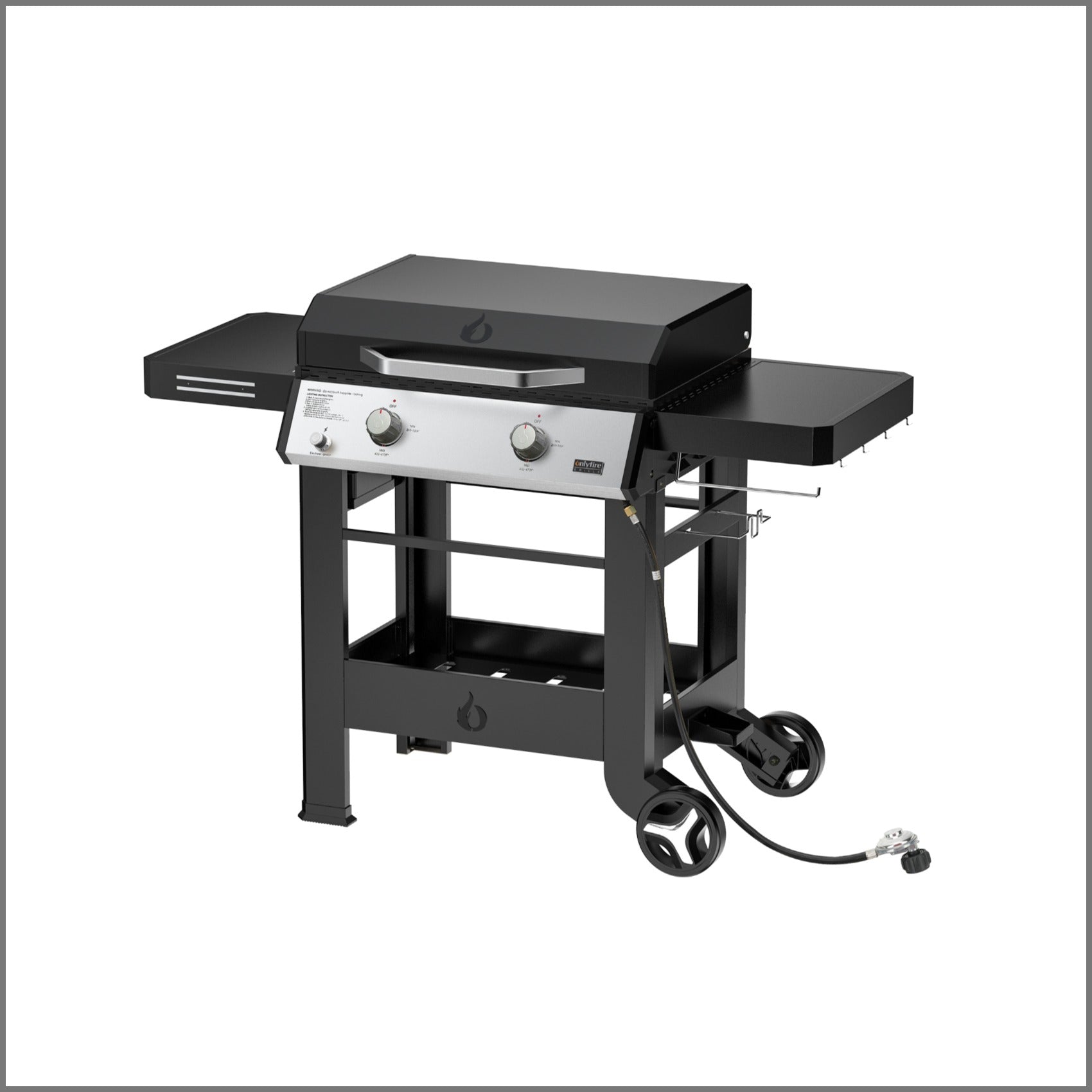 Propane Gas Griddle, 2-Burner with 518 sq.in Cooking Area