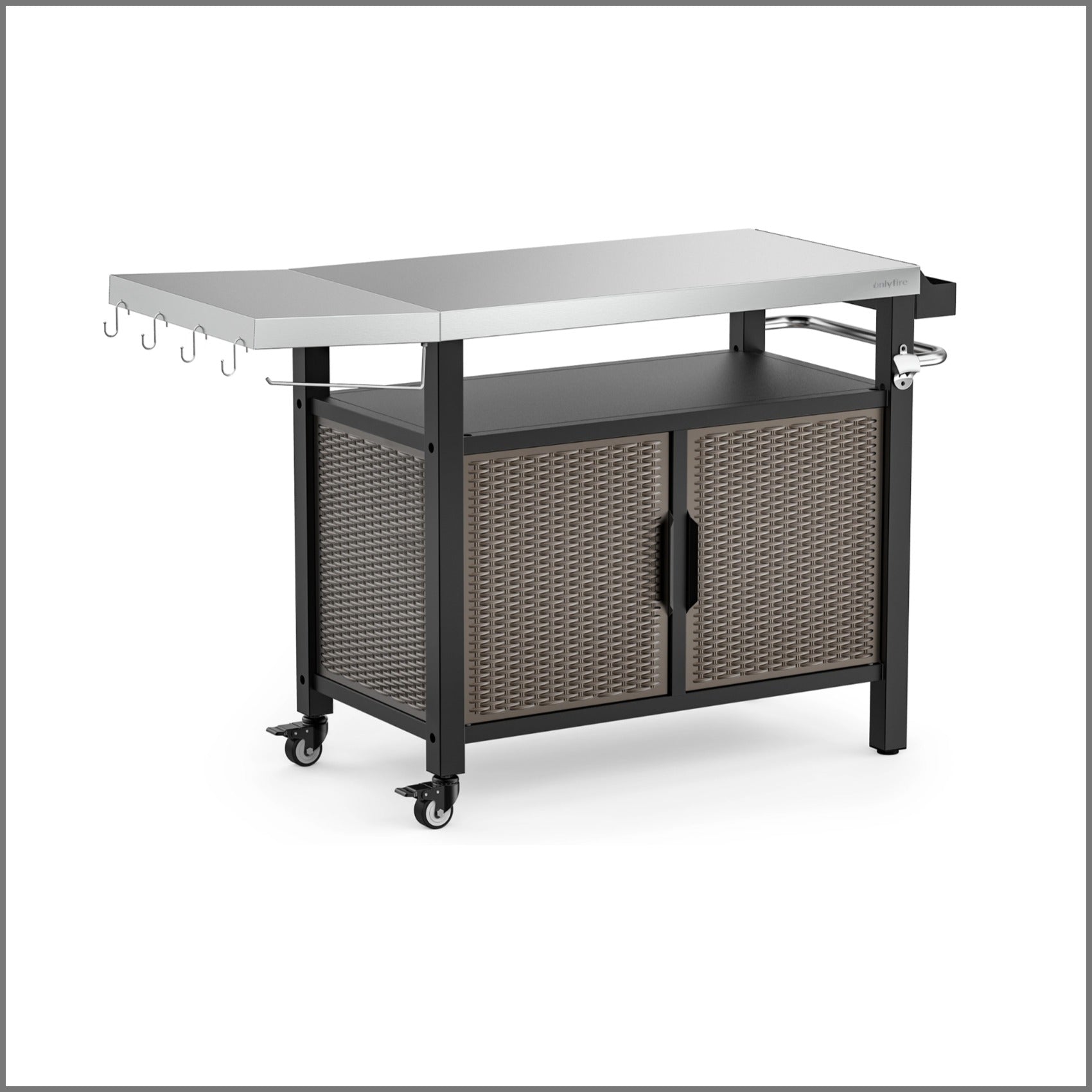 激レア))終売品！！octability Flat Table ate Onlyfire 9120 BBQ Storage Cart Table,With Large Flattop