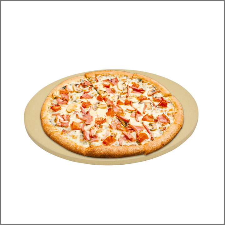 Onlyfire Ceramic Pizza Grilling Stone, 15" Round Baking Stone