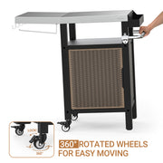 BBQ Storage Cart Table