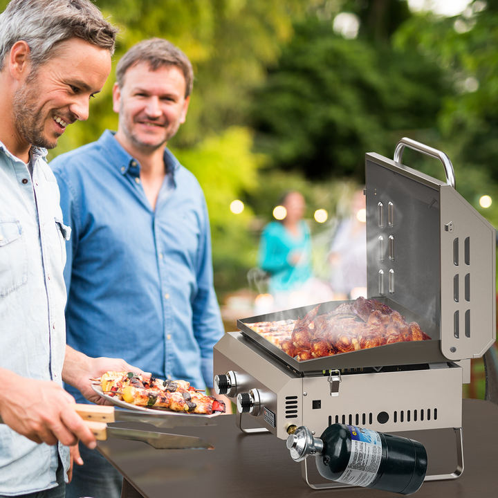 Flat Top Tabletop 2-Burner  Gas Griddle