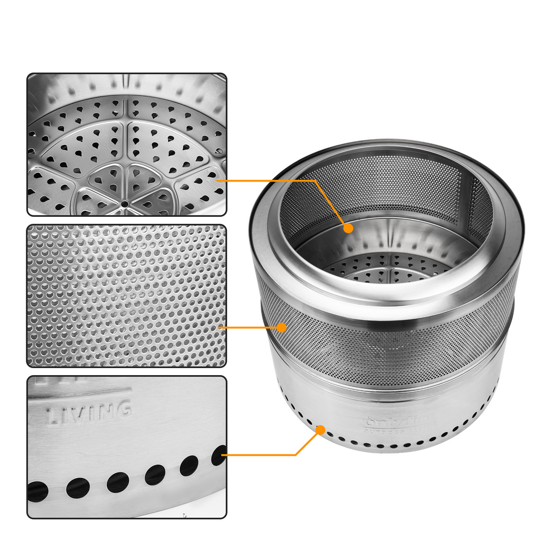 Onlyfire Portable Smokeless Fire Pit 19.5 Onlyfire Portable Smokeless Fire Pit 19.5