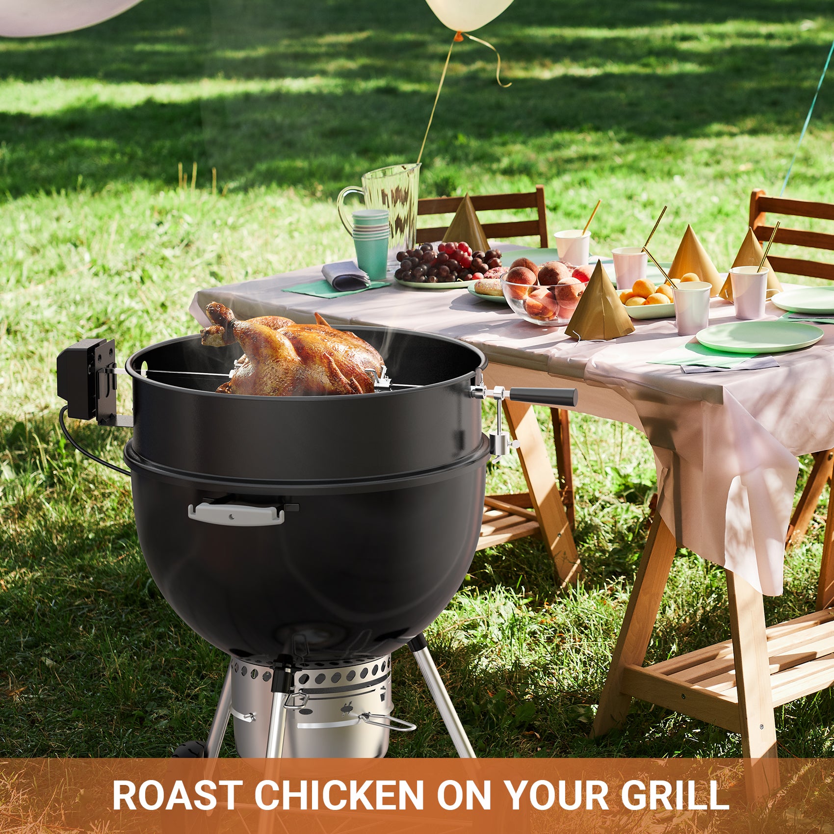 Rotisserie ring top