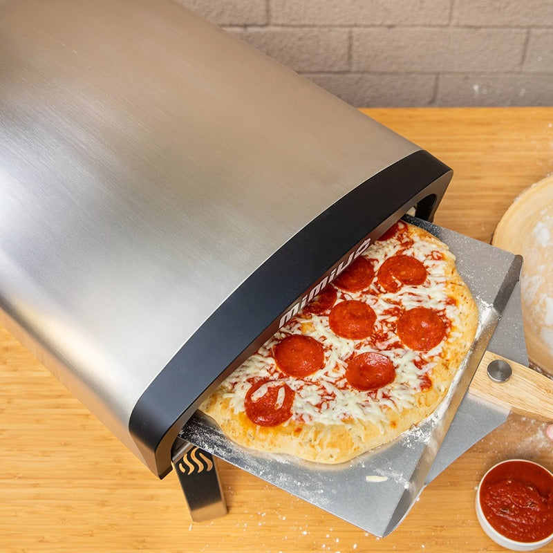 Gas Pizza Oven with Automatic Rotation System