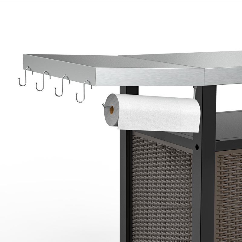 Onlyfire 9117 Portable Dining Table Cart  with XL Countertop OnlyFire