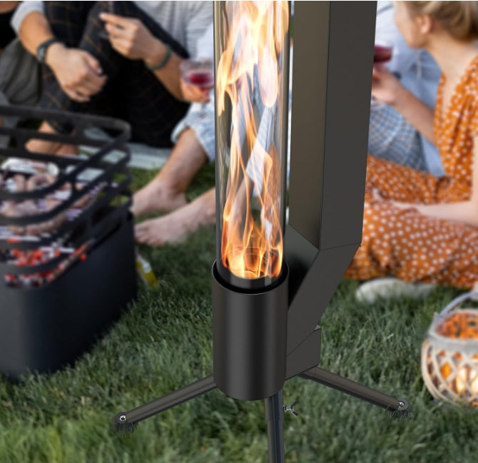 Onlyfire Patio Heater Wood Pellet Heater Fire Pit