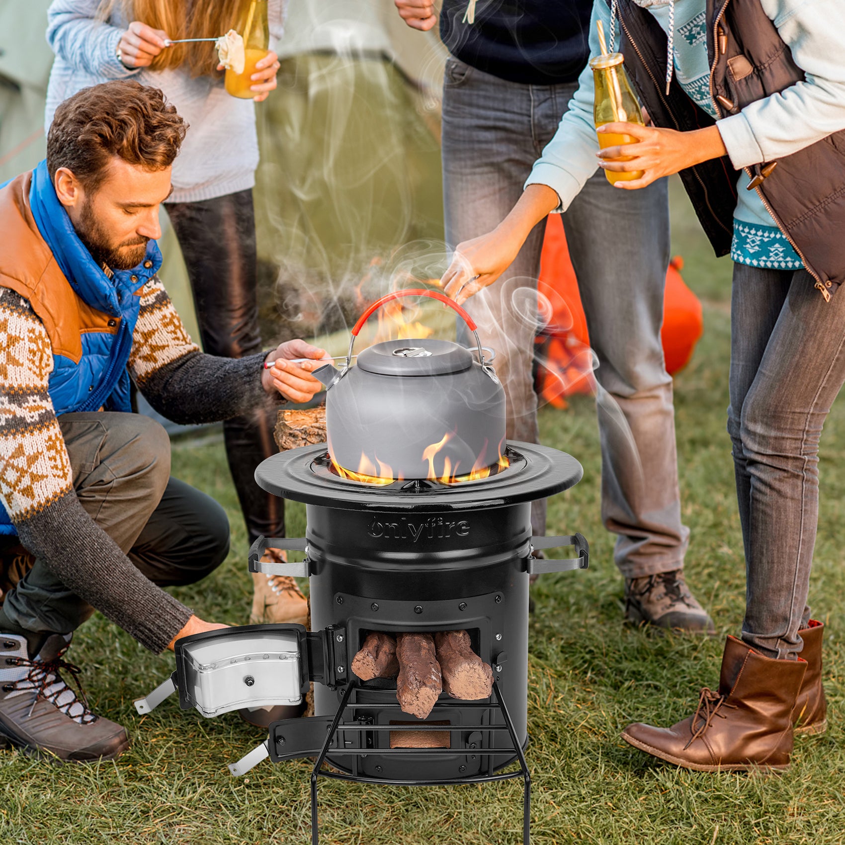 Onlyfire 6081 Portable Outdoor Camping Rocket Stove