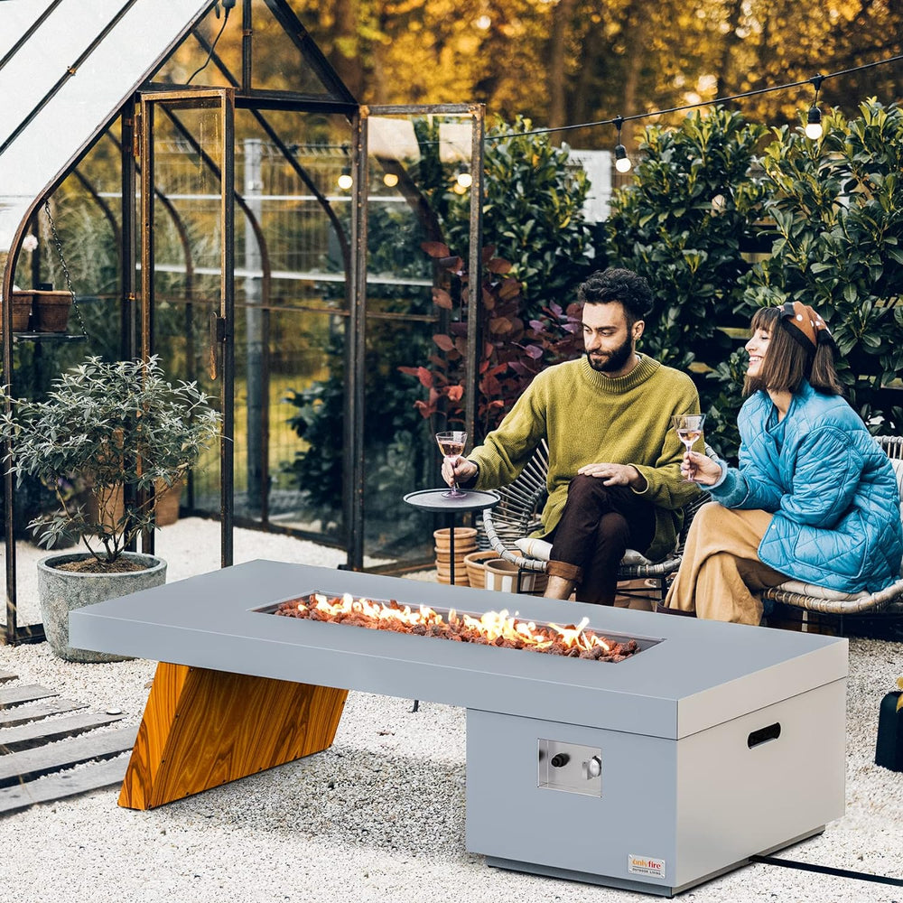 Onlyfire Premium 60” Outdoor Fire Pit Table OnlyFire