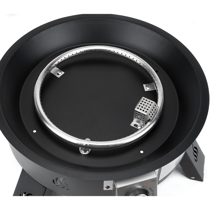 ONLYFIRE Propane Fire Pit with Lava Rocks & Foldable Legs OnlyFire