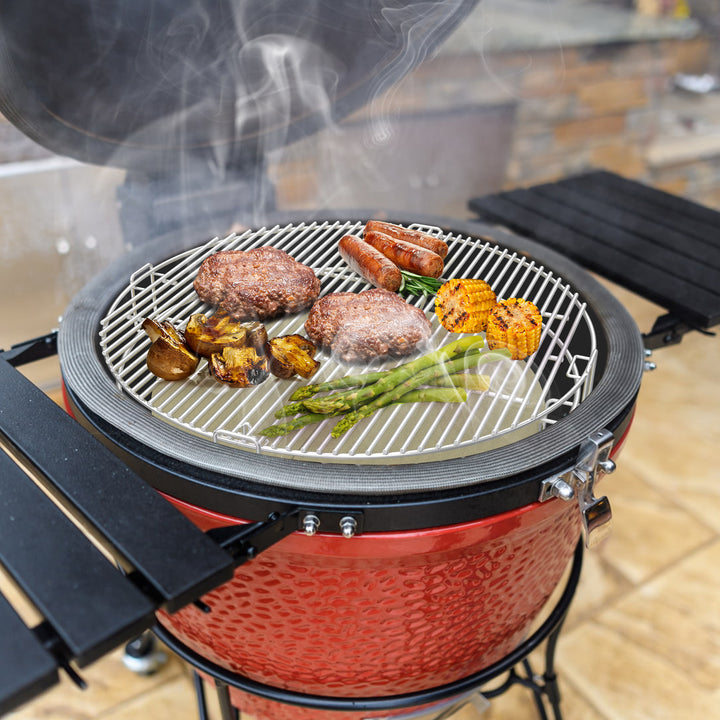 Onlyfire Multi-Level Grill Rack for Kamado Joe Big Joe with Stainless Steel Grates