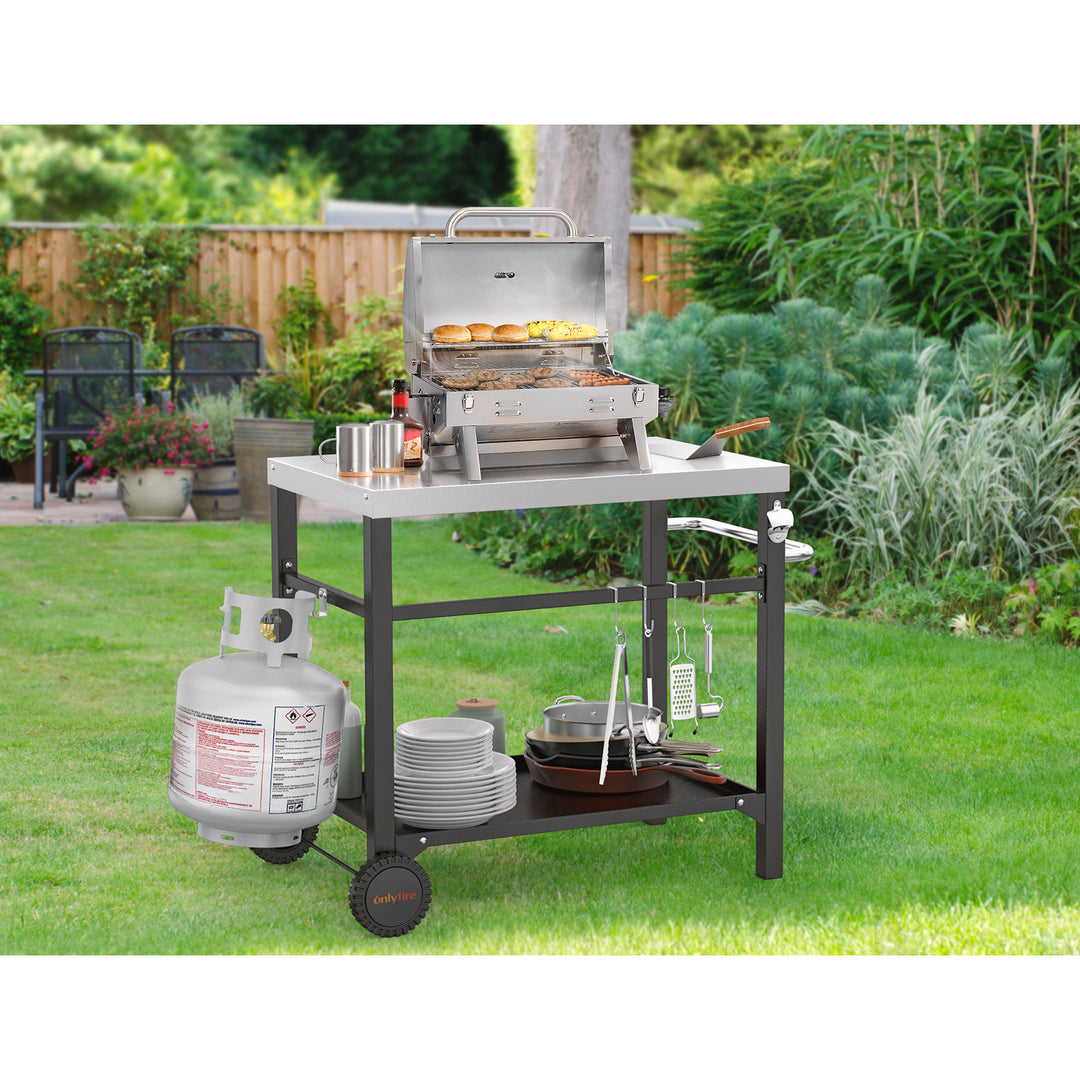 Dining Cart Table with Wheels